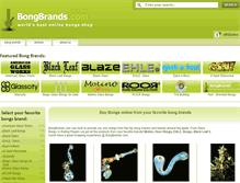 Tablet Screenshot of bongbrands.com